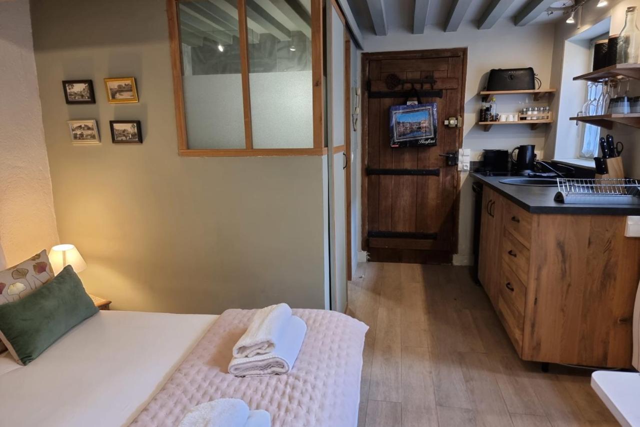 The Saint Jean Suite - Cozy For 2 - Center Honfleur With Fireplace Exteriör bild